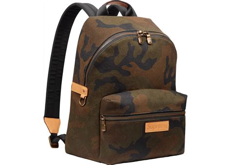 louis vuitton x supreme camo backpack|supreme louis vuitton stockx.